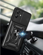 Husă blindată pentru Realme Note 50, CamShield Slide, negru