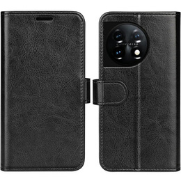 Cu clapetă pentru OnePlus 11 5G, Wallet Case, negru