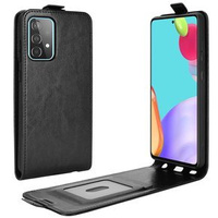 Cu clapetă pentru Samsung Galaxy A52 / A52s, Flip, negru