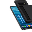 Huse pentru Samsung Galaxy S10+ Plus, Sliding Card Holder, negru