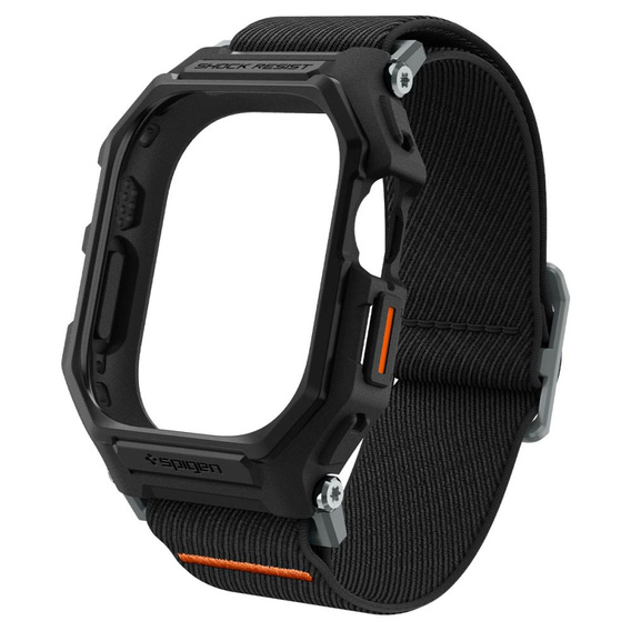 Pasek z etui Spigen do Apple Watch 4/5/6/7/8/SE 44/45mm, Rugged Armor Pro, Szary