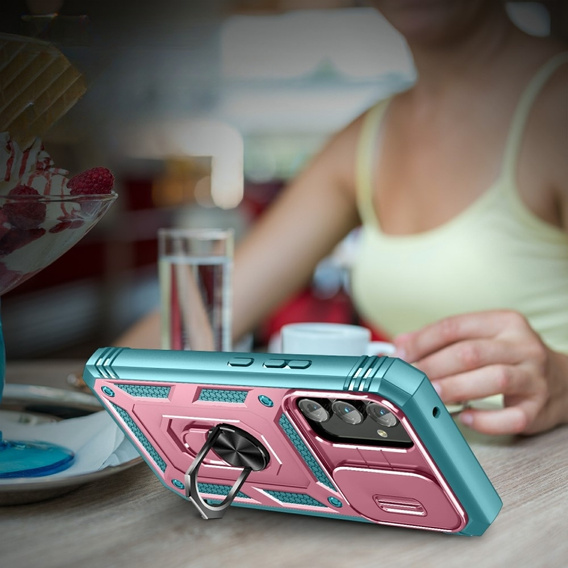 Carcasă pentru Samsung Galaxy A54 5G, capac pentru lentile glisante, verde