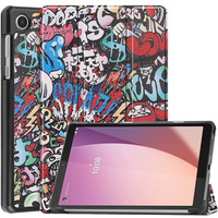 Husă pentru Lenovo Tab M8 Gen 4 TB-300FU, Smartcase, graffiti