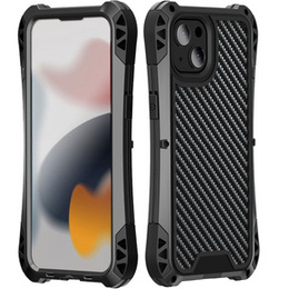 Husă pentru iPhone 13, R-JUST AMIRA, armată, negru