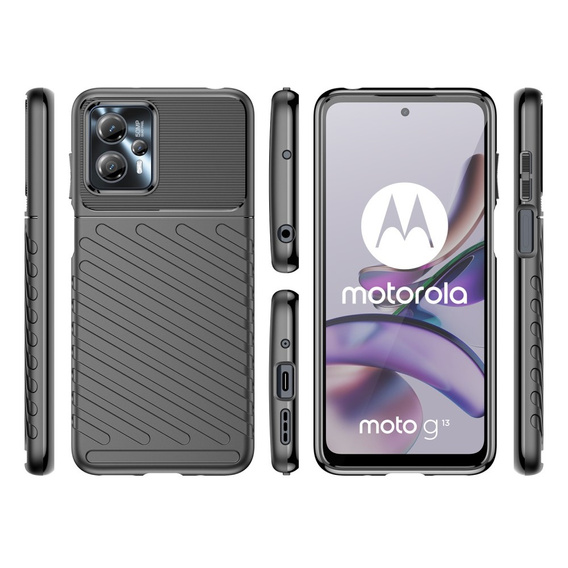 Huse pentru Motorola Moto G13 / G23, Thunder, negru