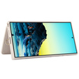 Husa pentru Samsung Galaxy S24 Ultra, Leather Flower Card Slot, bej