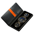 Carcasa flip pentru Samsung Galaxy S25 Ultra, QIALINO Leather Wallet, negru