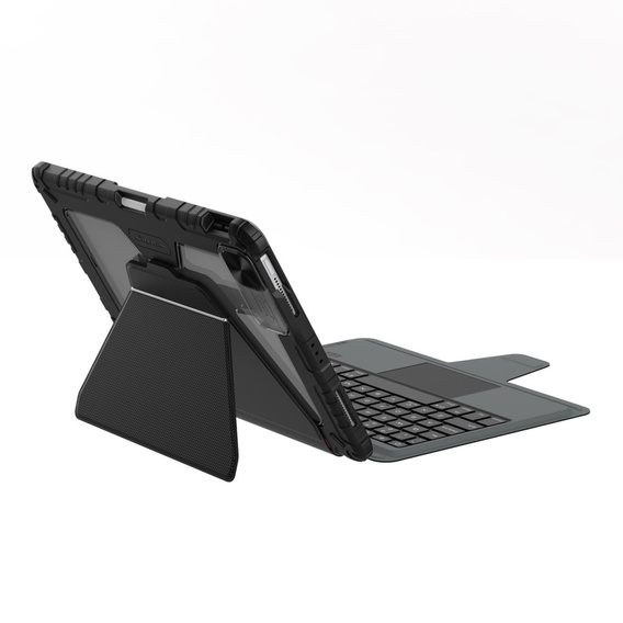 Carcasă + tastatură iPad 10.9 / Air 2020/2022/2024 / Pro 11 2020/2021/2022 , NILLKIN Bumper Link Keyboard Case, negru
