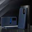 Husă cu clapetă pentru Samsung Galaxy S25, Smart View Wallet, albastru