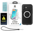 Carcasă impermeabilă IP68 pentru iPhone 16 Plus, SHELLBOX MagSafe, negru