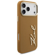 Husă Karl Script Logo Karl Lagerfeld – cu nasturi metalici pentru iPhone 17 Pro Max