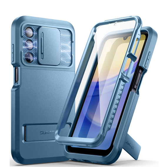 Huse pentru Samsung Galaxy A15 5G, Suritch Basic, albastru