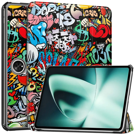 Husă pentru OnePlus Pad, Smartcase, graffiti