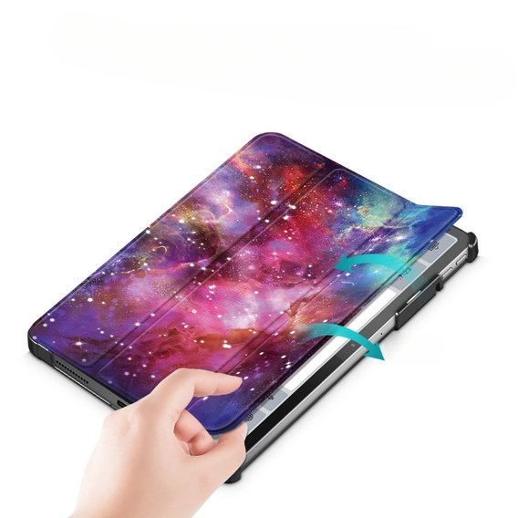 Husă pentru Lenovo Tab P11 Pro Gen 2 TB132FU TB132XU 11.2", cu clapetă, galaxy