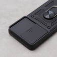 Husă blindată pentru Motorola Moto G84 5G, CamShield Slide, negru