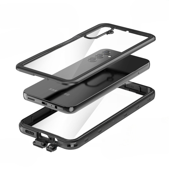 Husă impermeabilă IP68 pentru Samsung Galaxy A14 5G, negru