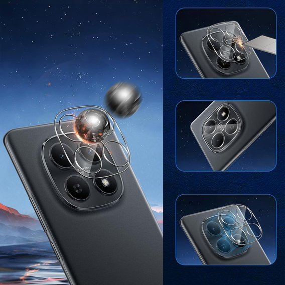 2x Protector de ecran din sticlă temperată ERBORD pentru Xiaomi Redmi Note 15 5G / Poco M8 5G