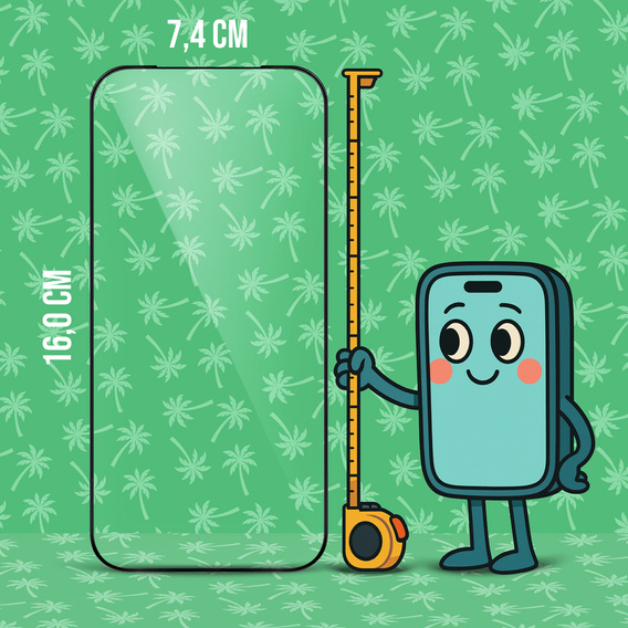 Sticlă temperată 5D Smart Palm Full Glue pentru iPhone 17 Pro Max