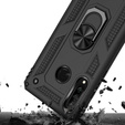 Husă blindată pentru Huawei P30 Lite, Nox Case Ring, negru