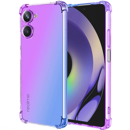 Husa pentru Realme 10 4G, Gradient Dropproof, Violet / albastru