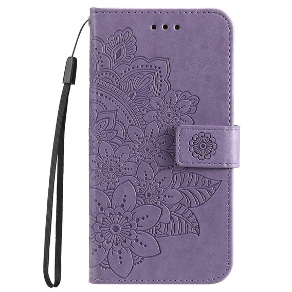 Cu clapetă pentru Xiaomi Redmi 13C / Poco C65, Mandala Flower, violet