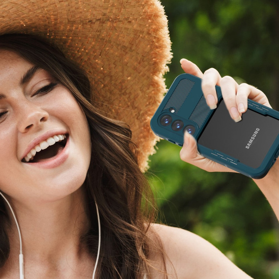 Husă impermeabilă IP68 pentru Samsung Galaxy S23 Plus, verde