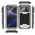 Carcasă blindată R-JUST cu protecție pentru ecran și suport pentru iPhone 17 Pro Max