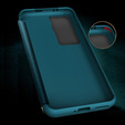 Husă cu clapetă pentru Huawei P60 Pro, Side View, albastru