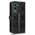 Husa cu clapetă pentru Oppo A5 5G / A5m, Wallet Rhombus, negru