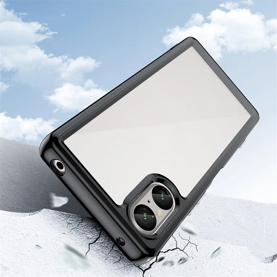 Huse pentru Sony Xperia 10 VI, Fusion Hybrid, transparent / negru