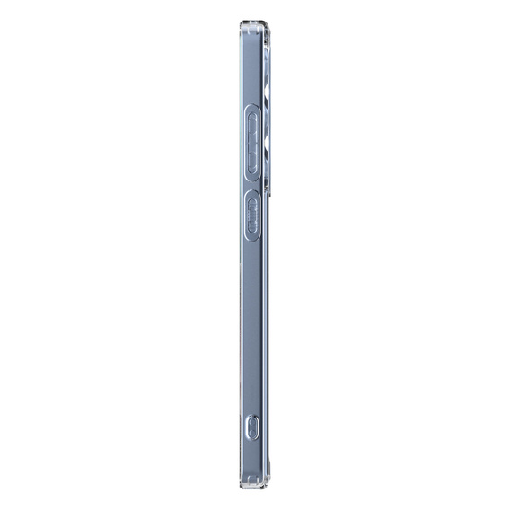 Carcasă MagSafe Spigen pentru Samsung Galaxy S25 Ultra, Ultra Hybrid, transparent / alb + 9H Tempered Glass