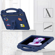 Husă pentru copii pentru Samsung Galaxy Tab S7/S8/S9, Cute Patterns, cu suport, albastru închis