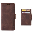 Cu clapetă pentru Samsung Galaxy A25 5G, Card Slot, maro