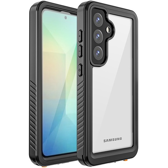 Husă impermeabilă IP68 pentru Samsung Galaxy S25+ Plus, negru