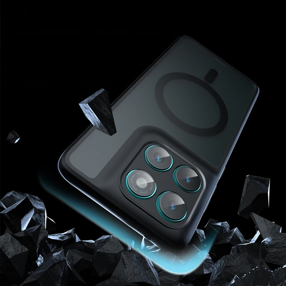 Husă pentru Motorola Edge 60 / 60 Fusion, pentru MagSafe, ERBORD Matt Case, negru