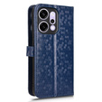 Husă cu clapetă pentru Oppo Reno 14, Wallet Rhombus, albastru