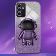 Husa pentru Samsung Galaxy A55 5G, Glitter Astronaut, violet