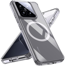 Husă pentru Xiaomi 14T Pro, Fusion Hybrid Case, pentru MagSafe, transparentă