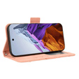 Cu clapetă pentru Google Pixel 9 Pro XL, Card Slot, roz