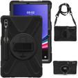 Husă pentru Samsung Galaxy Tab S9 FE+ / S9+ / S8+ / S7+, protecție blindată, negru