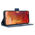 Cu clapetă pentru Motorola Moto G15 / Motorola Moto G15 Power, Card Slot, albastru închis
