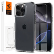 Carcasa Spigen pentru iPhone 16 Pro Max, Ultra Hybrid, transparentă + sticlă temperată 9H