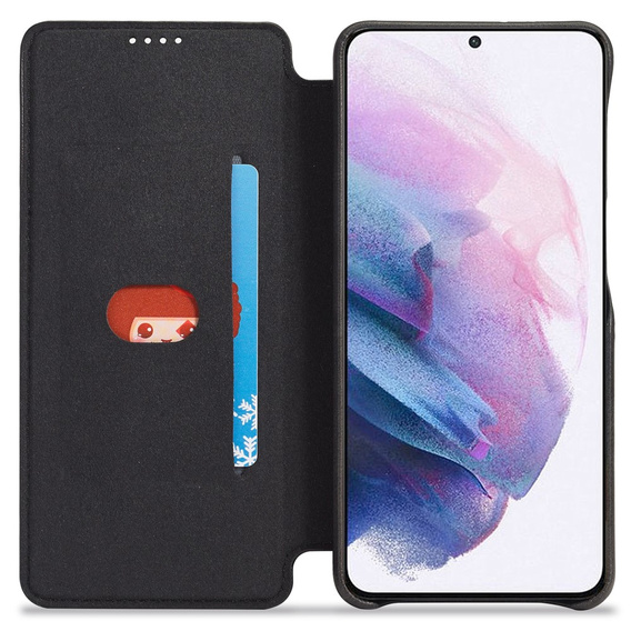 Cu clapetă pentru Samsung Galaxy S22+ Plus 5G, LC.IMEEKE, negru