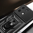 Husă blindată pentru Xiaomi Redmi Note 13 5G, CamShield Slide, negru