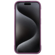 Husă pentru iPhone 15 Pro Max, ERBORD Armor Mag, maroon