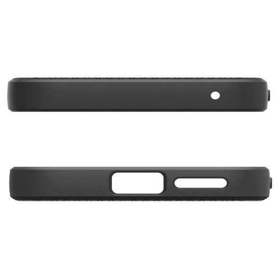 Carcasa Spigen pentru Google Pixel 9A, Liquid Air, negru + 9H Tempered Glass