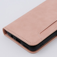 Cu clapetă pentru Motorola Moto G54 5G, Card Slot, roz