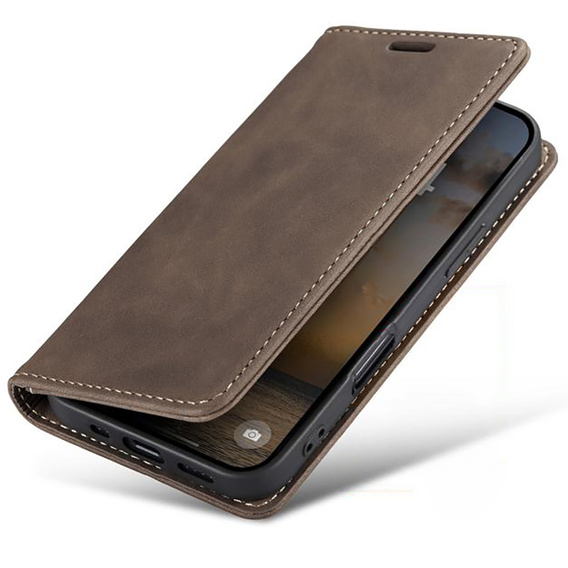 ERBORD Carcasă portofel Vintage cu clapetă pentru iPhone 17 Pro Max