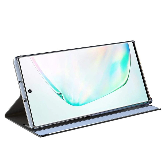 Husă cu clapetă pentru Samsung Galaxy A72 5G, Side View, albastru închis