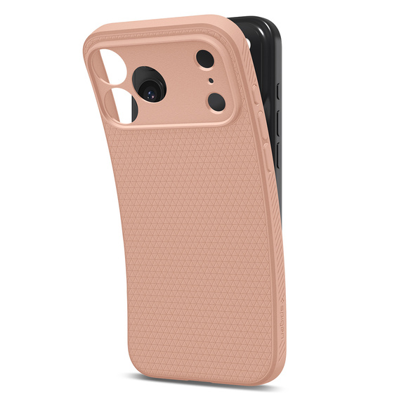 Carcasă Spigen Liquid Air pentru iPhone 17 Pro Max, Rose Titanium